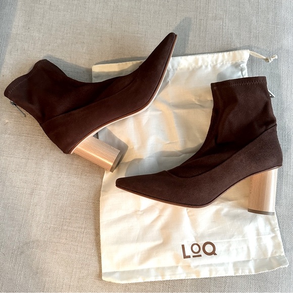 NWT LOQ Vero Boots in Brown Suede 38 - Picture 3 of 11